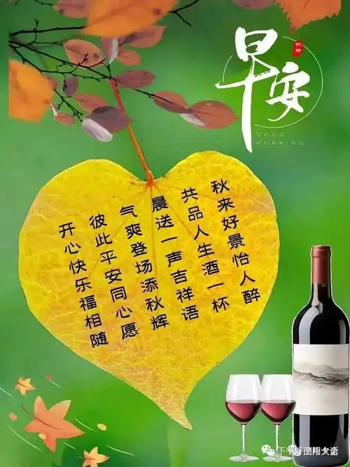 漂亮温馨的早上好问候祝福图片精选微信最美的早上好祝福语