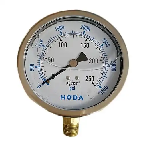 hodayn100油压径向压力表5kg10kg250kg注塑机液气压力表