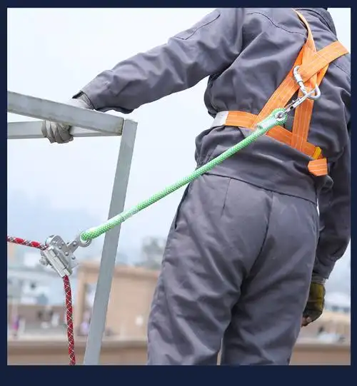 欣达高空安全绳自锁器防坠落防坠扣止坠器自动抓绳卡绳锁绳保护器