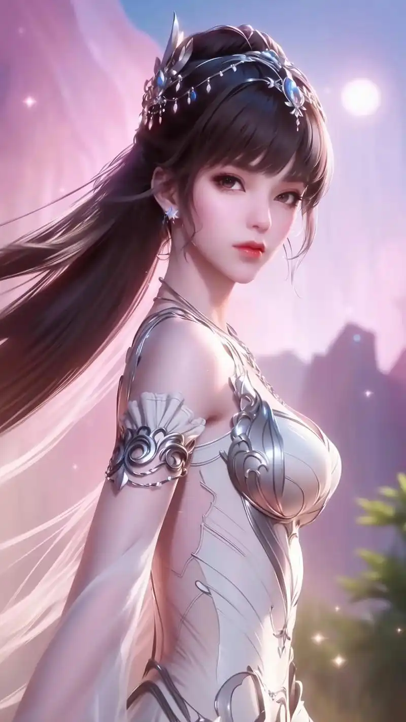 国漫壁纸:《斗罗大陆》国漫女神小舞高清ai手机壁纸分享