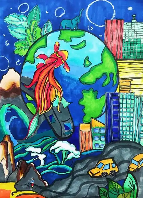 届全国中小学生绘画书法作品比赛慧波美育线上作品展(图文)-51美术网