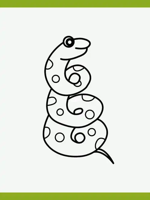 简笔画   #喜欢就关注我吧   #育儿   #蛇   #宠物蛇