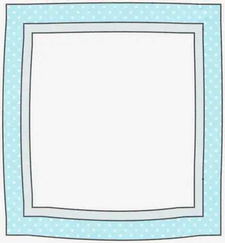 关键词 : 浅蓝色,波点,卡通,手绘,正方形,相框,边框