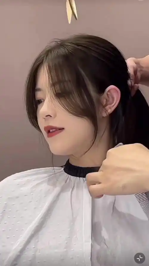 八字刘海 法式刘海