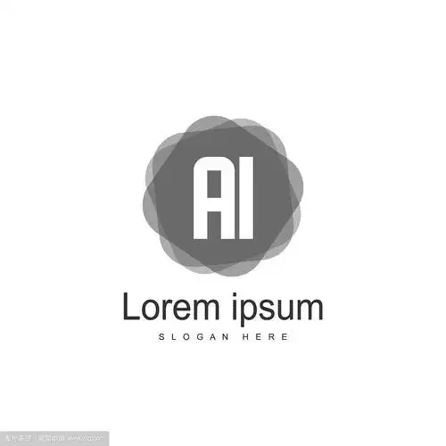 ai logo模板的首字母设计