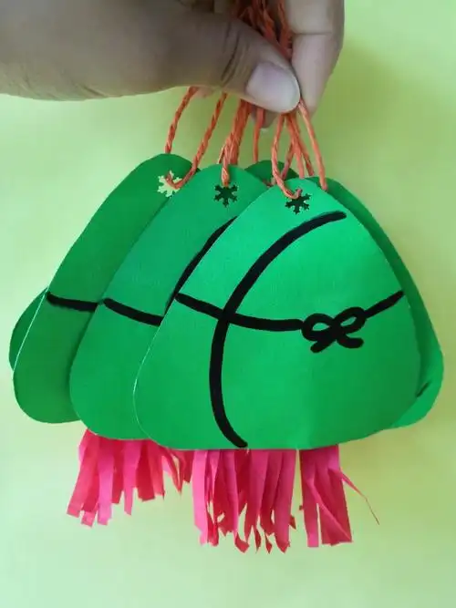 端午粽飘香---槐埠幼儿园进行端午节手工制作活动