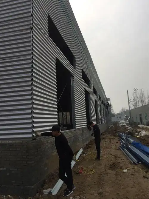 外墙彩钢瓦安装
