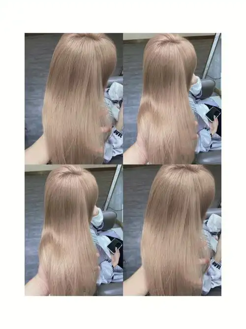 从来没染过这么好看的奶茶色0269太美了