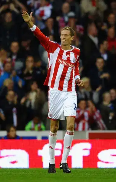 图文英超斯托克城11曼联克劳奇扳平比分