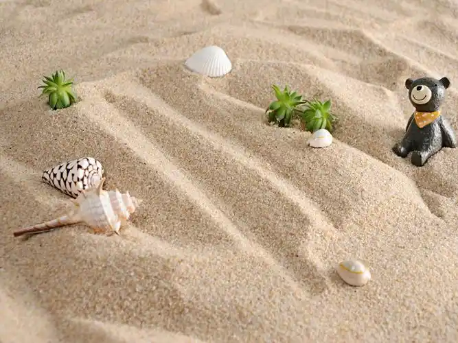 小孩子玩的沙子 宝宝沙子儿童乐园玩具沙池天然海沙盘细沙子造景白沙