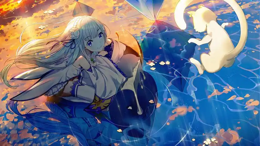 re:0《从零开始的异世界生活》艾米莉亚高清宽屏壁纸(二)