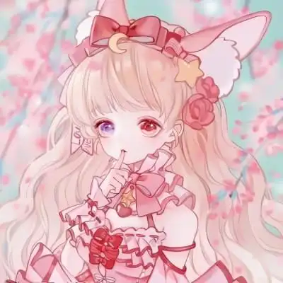 粉萌可爱的动漫女头像