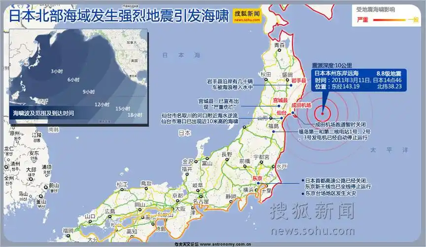 日本发生8.8级强烈地震