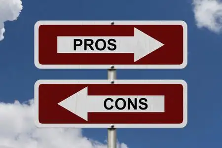 优点和缺点图片