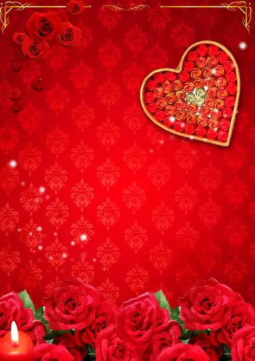 婚庆海报背景素材