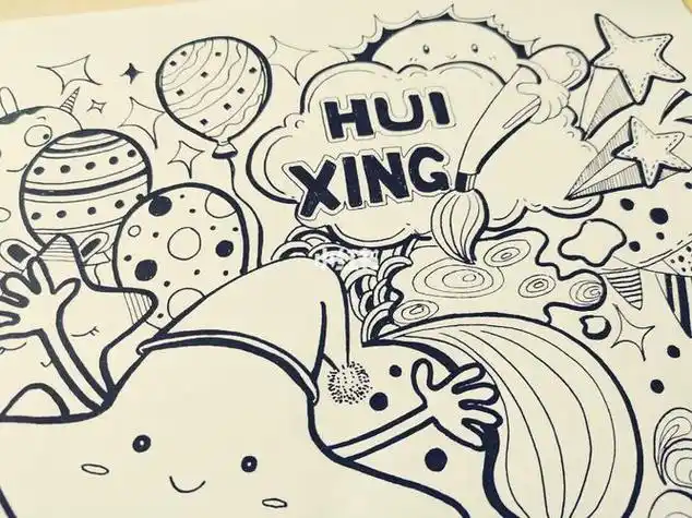 简单几 strong>笔画 /strong>出超可爱的涂鸦简笔画头像