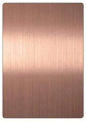 不锈钢玫瑰金拉丝板厂家