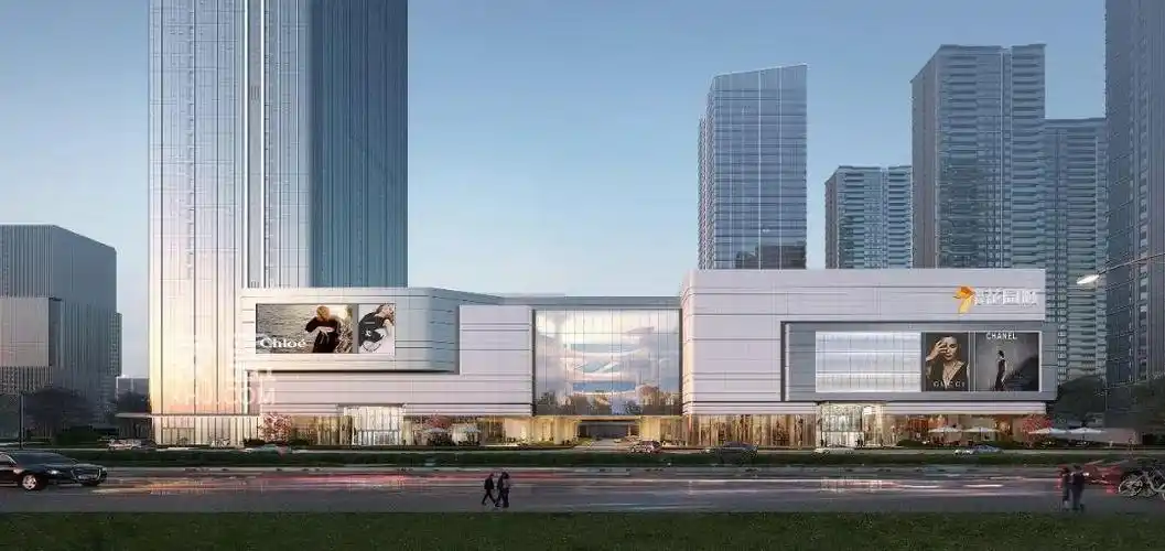 梅溪湖二期配套升级!首个购物中心效果图曝光!