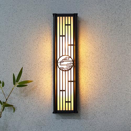 新中式壁灯户外防水花园别墅大门两侧院子外墙阳台柱子室外庭院灯