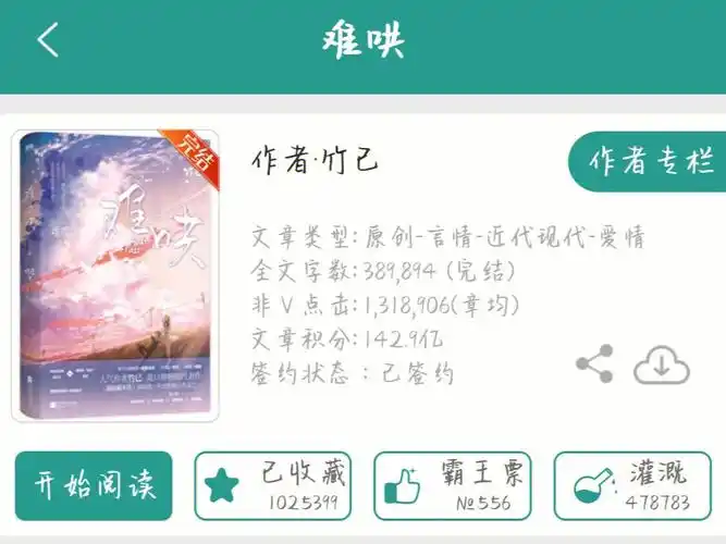 系列文小说推荐竹已难哄