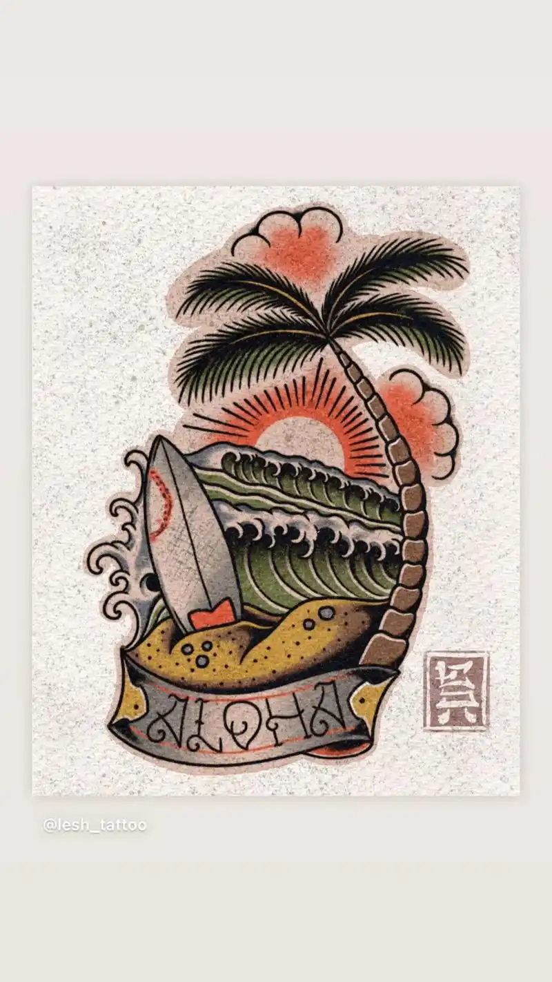 纹身图案手稿 #花臂 #彩色纹身 #日式小图 #纹身手稿 - 抖音