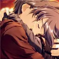 二次元唯美系情侣接吻头像,动漫头像图片