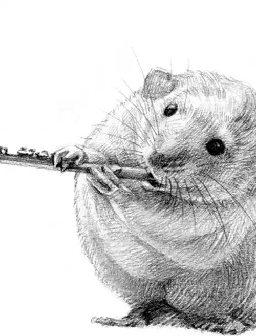 老鼠-素描图集图片_儿童素描_少儿图库_中国儿童