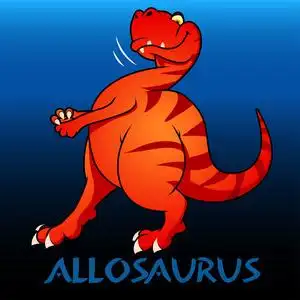 异特龙可爱的角色,恐龙照片