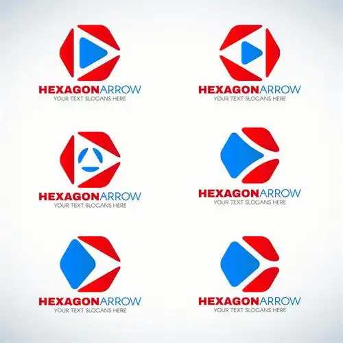 创意三角形标志设计图片