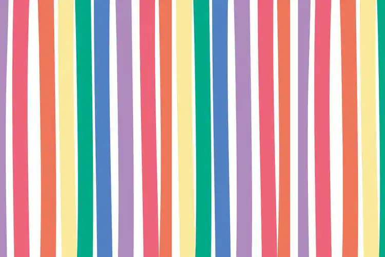 彩色条纹矢量素色可爱图案背景