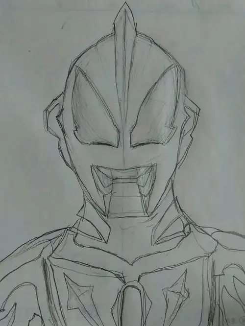 赛文奥特曼素描简笔画赛文奥特曼图片简笔画-在线图片欣赏请搜索简笔