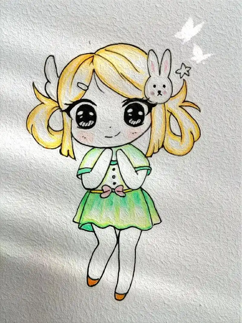 绘画过程图 #可爱简笔画 #动漫 #一起学画画 ##绘画过 - 抖音