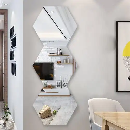 家用全身镜子跳舞穿衣拼接打孔试衣