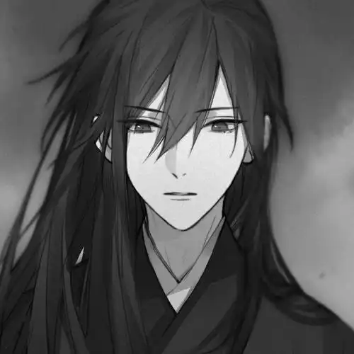 动漫男头古风神明