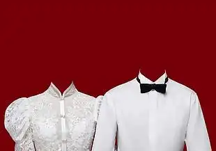 红底结婚证件照模板下载