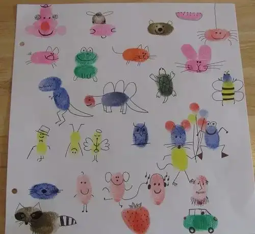 手指画一个手指的百变世界超多素材