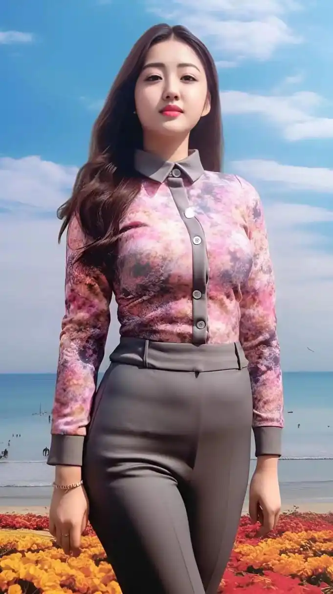 助我上热门# ai作品:微胖界女神穿搭