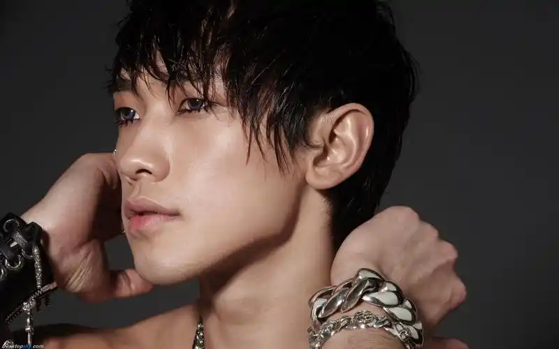 我要很帅的韩国明星rain的桌面壁纸