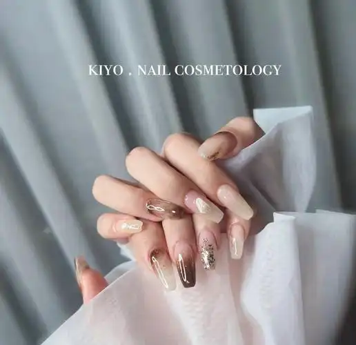 ins长款美甲显白美甲