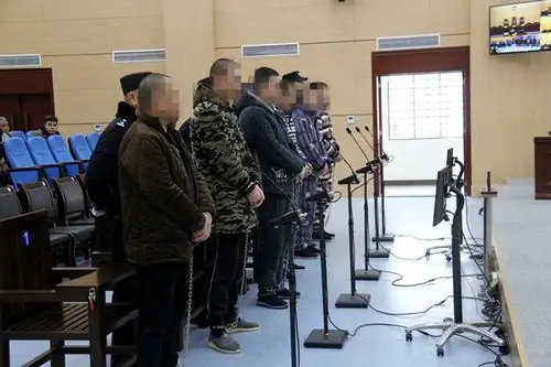 松滋法院公开开庭审理袁某某等六人涉恶案件