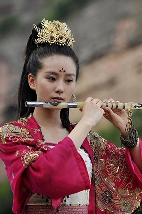 十大古装吹笛子的美人,赵丽颖第七,唐嫣上榜,张柏芝阿娇争第一