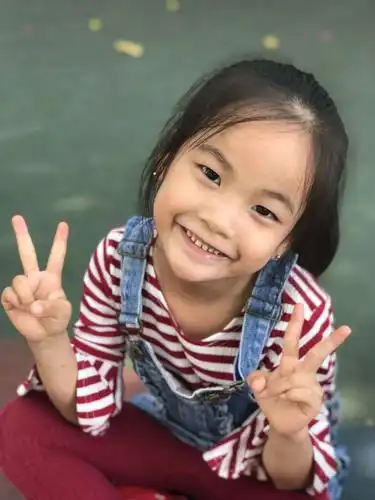 颖颖在幼儿园大二班生活照