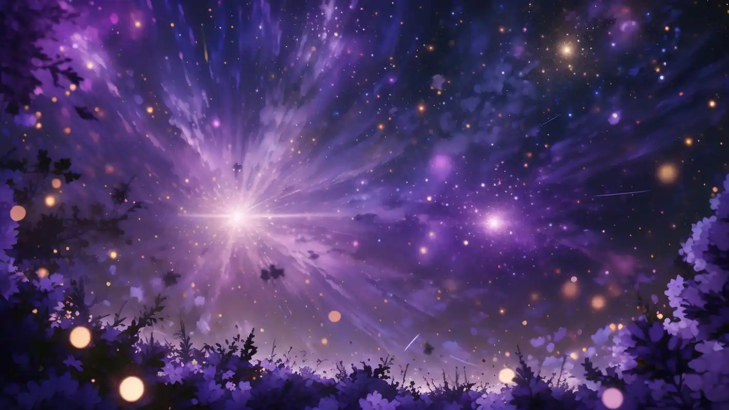 探索紫色星空的神秘魅力,为你的设备换上梦幻般的壁纸吧!
