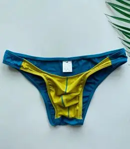 男士比基尼莫代尔三角窄臀半包臀小内裤囊袋舒适青年性感男生