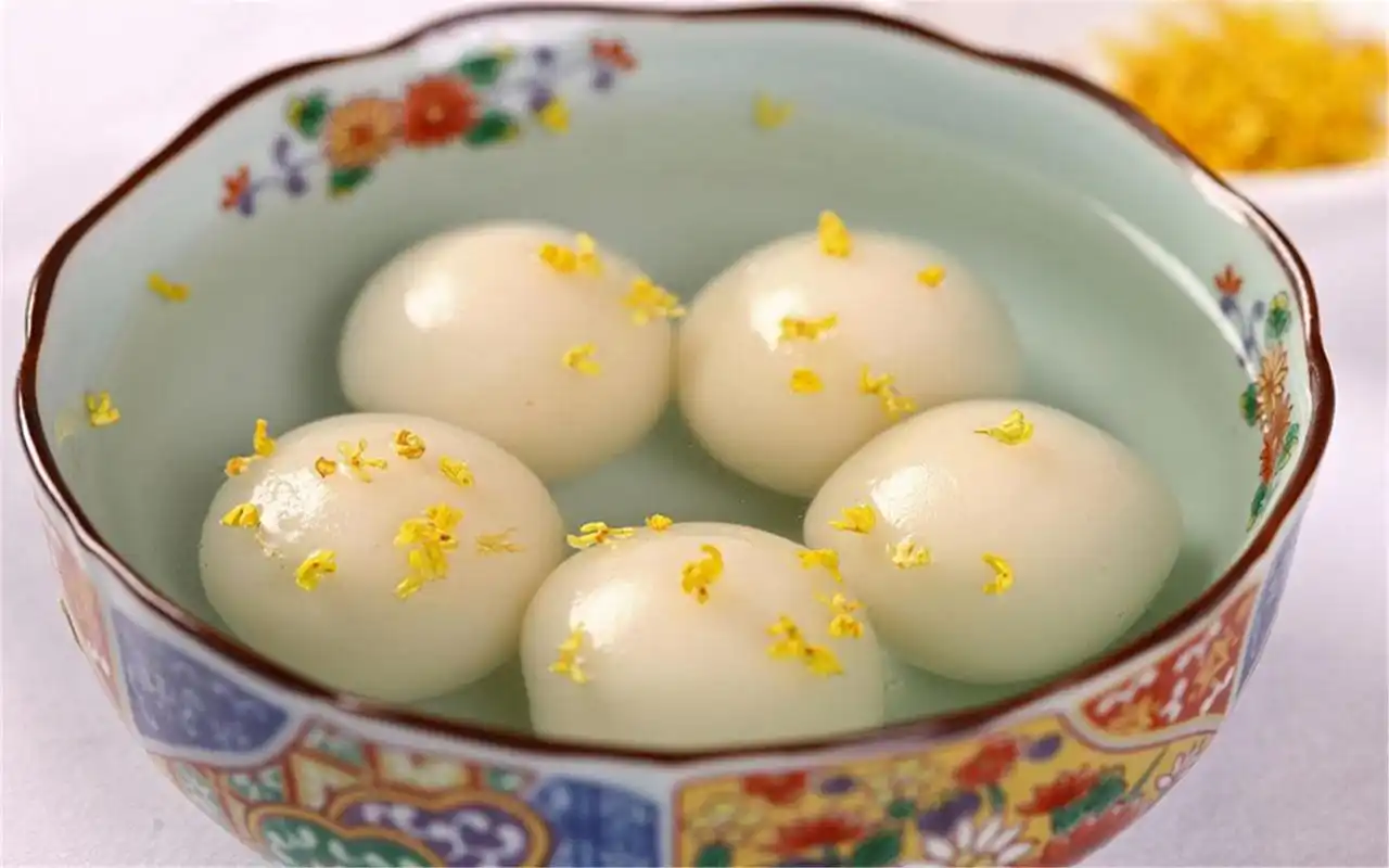 元宵节必吃的美味诱人元宵汤圆高清美食电脑桌面壁纸图片素材下载(1)