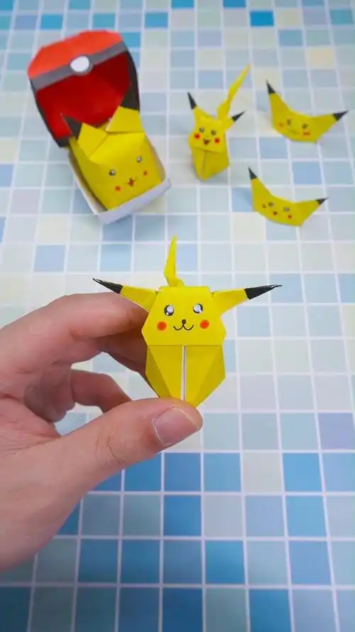 立体皮卡丘怎么折