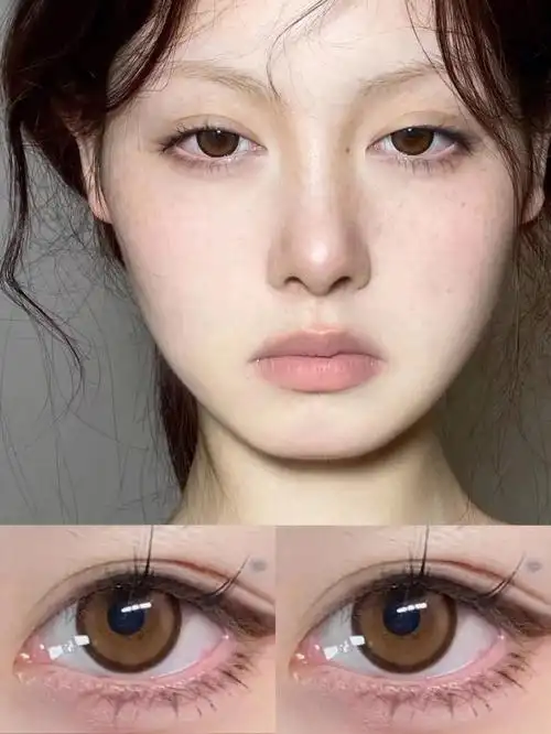 奶油桃粉嘟嘟桃花眼