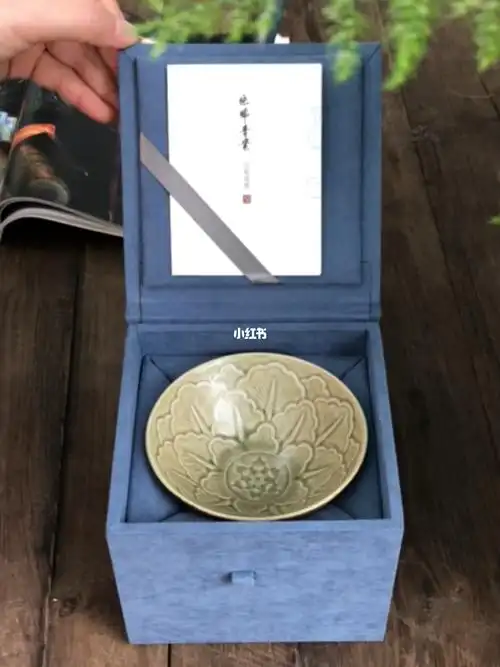 张晞龙窑柴烧杯蕉叶斗笠碗