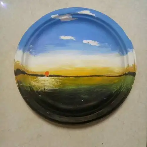 高二一班 圆盘设计画活动 - 美篇