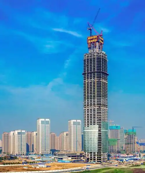 武汉即将诞生的新地标建筑世界第二高双子塔高度为438米